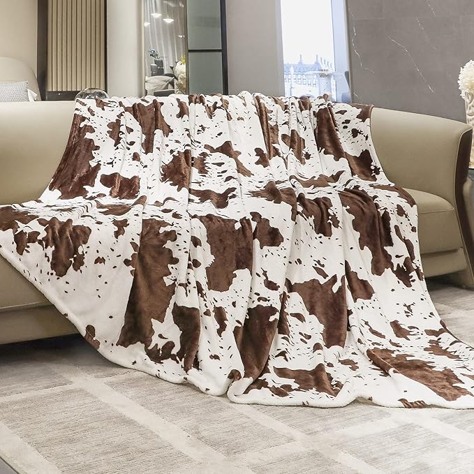 HSEEC Blankets & Throws Queen Size Soft Fleece Blanket Throw Cozy Blanket for Bed Throw 90x90 inches