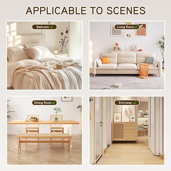 Furnimart 44 Inch Gray Velvet Modern Ottoman Bench, Modern Upholstered Bedroom Benches Footrest Stool Indoor Bench for Entryway Living Room Bedroom Dining Room (Velvet-Grey) - Image 8