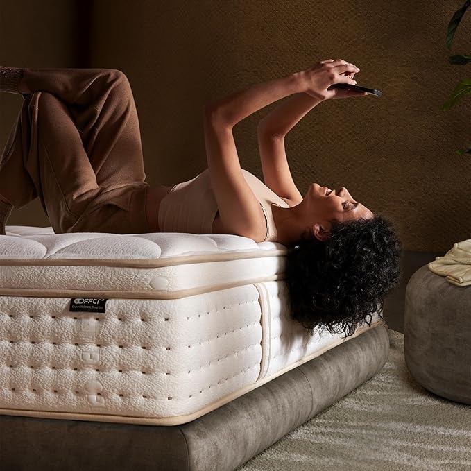 12 Inch Queen Mattress Medium Firm Hybrid Queen Size Mattress with Memory Foam for Pressure Relief & Spinal Alignment - Supportive Comfort Without Sinkage, Superior Zoned Support, Motion Isolation