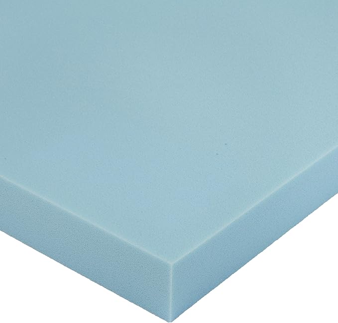 Amazon Basics Full Size Cooling Gel-Infused Memory Foam Mattress Topper, CertiPUR-US Certified, 3 Inches, Blue