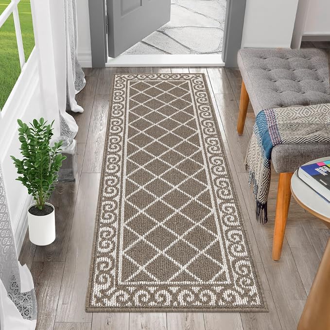 HEBE Washable Runner Rug 20"x59" Indoor Door Mat Runners,Non Slip Dirt Trapping Rug Runner Floor Mats Carpet Runners for Entryway Hallway Kitchen Garage Laundry Room - Image 8