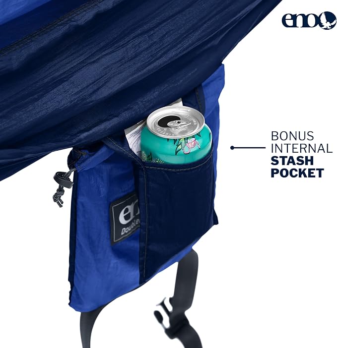 ENO, Eagles Nest Outfitters DoubleNest Lightweight Camping Hammock, 1 to 2 Person, Special Edition Colors, ATC - Image 3