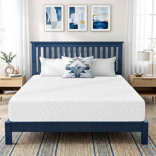 Twin Mattress, 12 Inch Twin Size Gel Memory Foam Mattress in a Box with Medium Firm for Cool & Pressure Relief, CertiPUR-US Certified