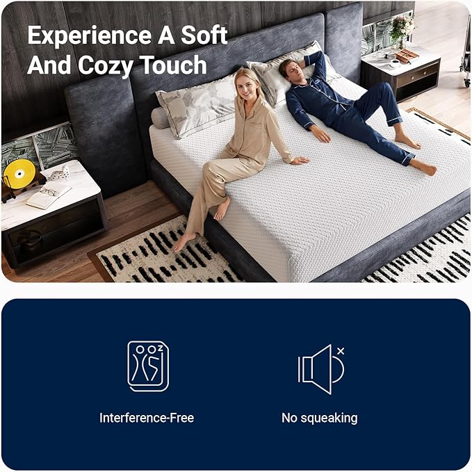 Avenco King Mattress 10 Inch, King Size Mattresses Medium Firm for Back Pressure Relief, Mattress in a Box CertiPUR-US Certified Foam Colchones