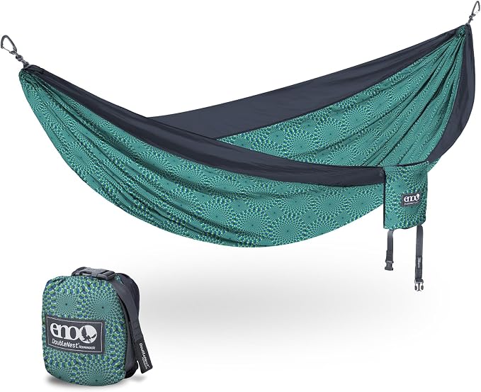 ENO, Eagles Nest Outfitters DoubleNest Lightweight Camping Hammock, 1 to 2 Person, Special Edition Colors, ATC by EaglesNestOutfitters