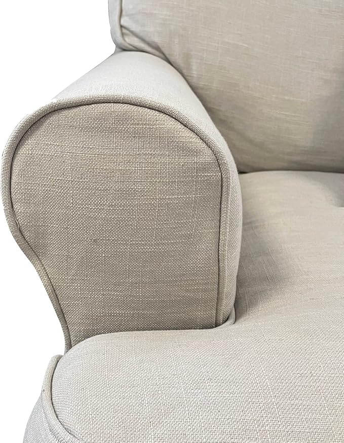 Sunset Trading Horizon Slipcovered Sofa, 85", Light Gray