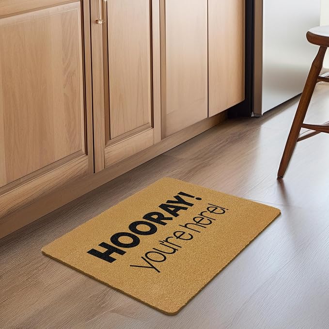 Funny Coir Door Mats Outdoor, Funny You're Here Front Door Mat Outside Entrance, Classroom Preppy Welcome Doormat Outdoor Indoor Entrance for Classroom Home Entryway Decor, 17x30in - Image 5