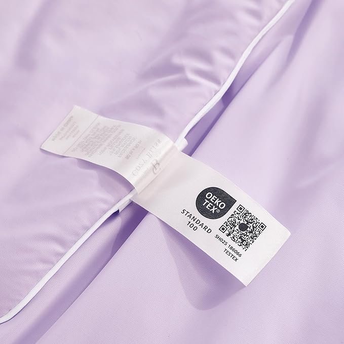 Cozy Bliss Cooling Comforter Twin Size, Cooling Blankets for Hot Sleepers and Night Sweats, Purple Summer Comforter for Twin Size Bed, Breathable Soft Lightweight Silk Smooth
