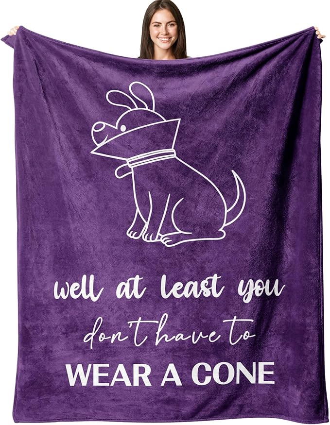 Get Well Gifts for Women, Get Well Soon Gifts for Women After Surgery, Feel Better/Recovery After Surgery Gift for Woman/Teenage Girl Throw Blanket 60" x 50"