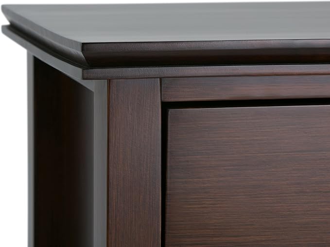 SIMPLIHOME Artisan Solid Wood 24 inch Wide Transitional-Style Bedside Nightstand Tables in Russet Brown for the Living Room and Bedroom (Set of 2) - Image 9