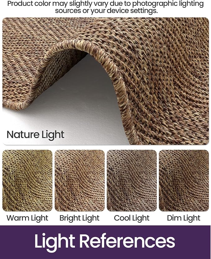 DEXI Dirt Trapper Door Mat, 31x60 Washable Doormat, Dirt Resistant and Absorbent, Easy Clean Low-Profile Floor Rugs for Entryway, Front Door, and Inside Entrance, Brown - Image 6