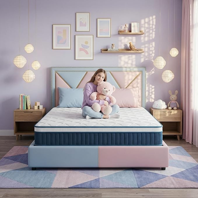 Full Size Mattress - 12 Inch Full Mattress- Hybrid Memory Foam Mattress,Pressure Relief, Cooling Breathable Cover, CertiPUR-US Certified, Bed-in-a-Box