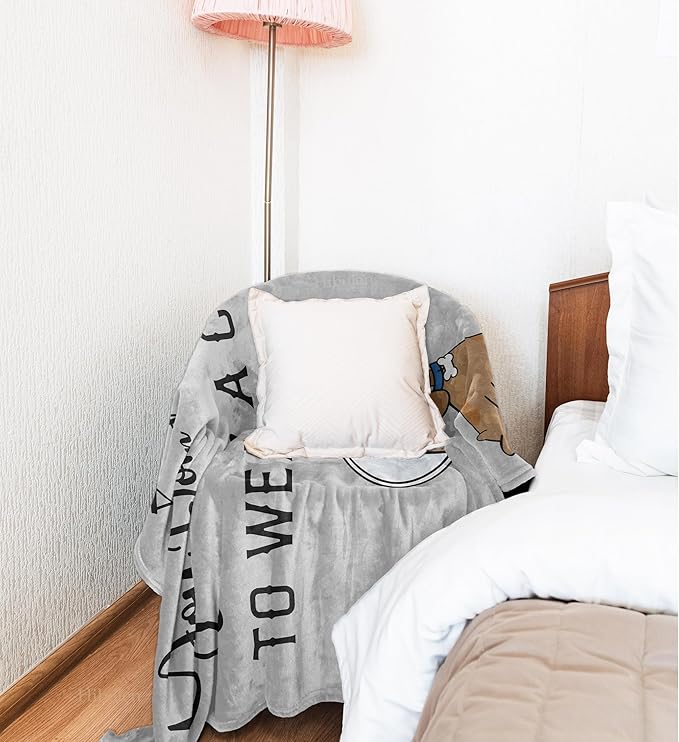 Get Well Gifts for Women/Men After Surgery, Sympathy/Feel Better/Get Well Soon Gifts for Woman, Surgery Recovery Gifts for Man, at Least You Dont Have to Wear A Cone Blanket 60"x80"