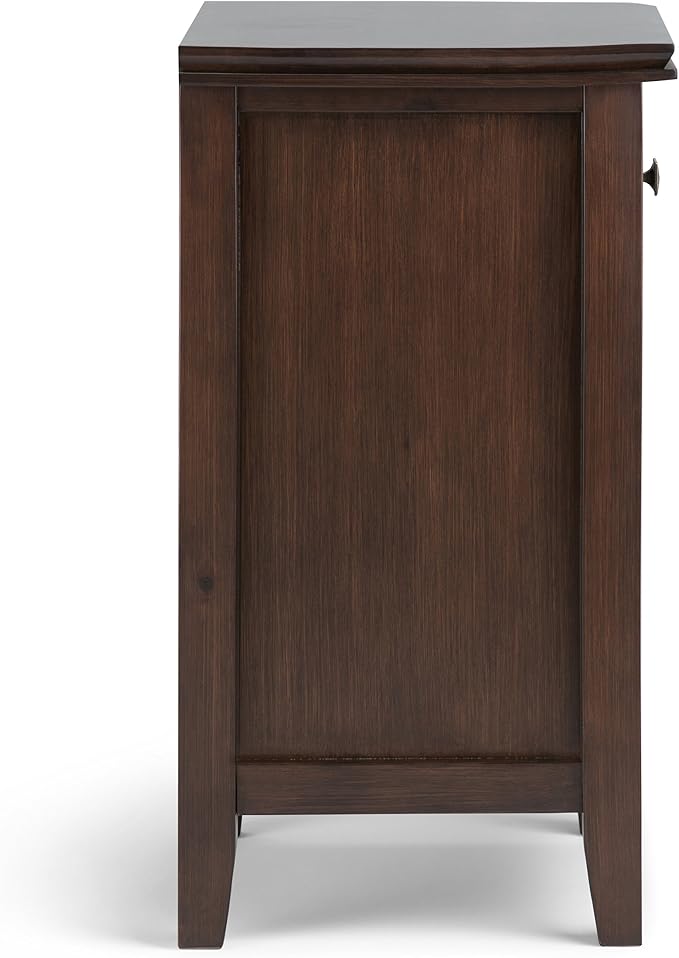 SIMPLIHOME Artisan Solid Wood 24 inch Wide Transitional-Style Bedside Nightstand Tables in Russet Brown for the Living Room and Bedroom (Set of 2) - Image 4
