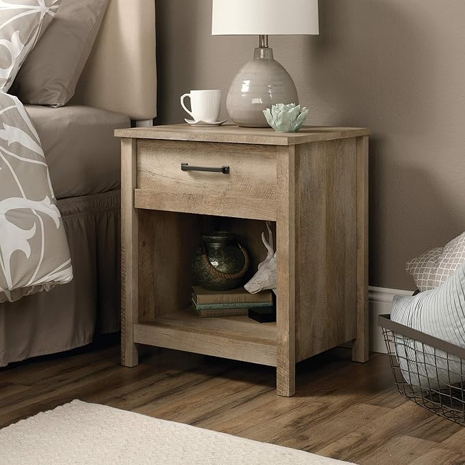 Sauder Cannery Bridge Night Stand, Bedside Table, Bedroom Side Table End Table, in Lintel Oak - Image 2