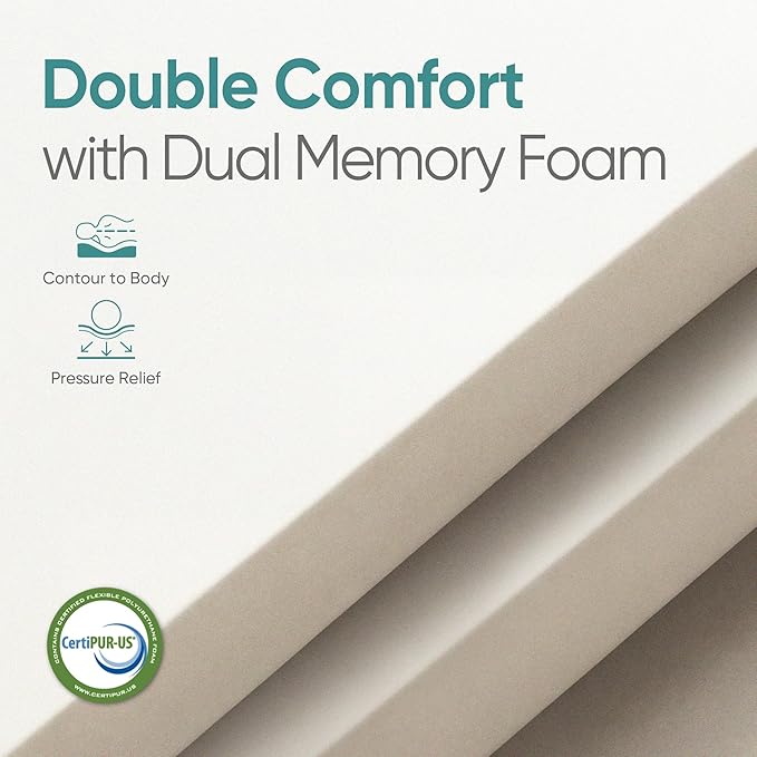 ETONEX 8 Inch Queen Hybrid Innerspring Mattress Gel Memory Foam and Spring Mattress in a Box Medium Firm CertiPUR-US Certified Foam (Queen, 8in)