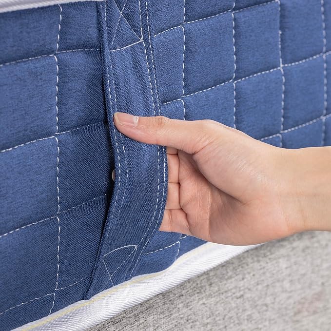 10″ Full Hybrid Mattress – Soft & Supportive, Cooling Airflow Foam + Pocket Coils, Medium-Soft Comfort, Motion Isolation, CertiPUR-US, Fiberglass-Free