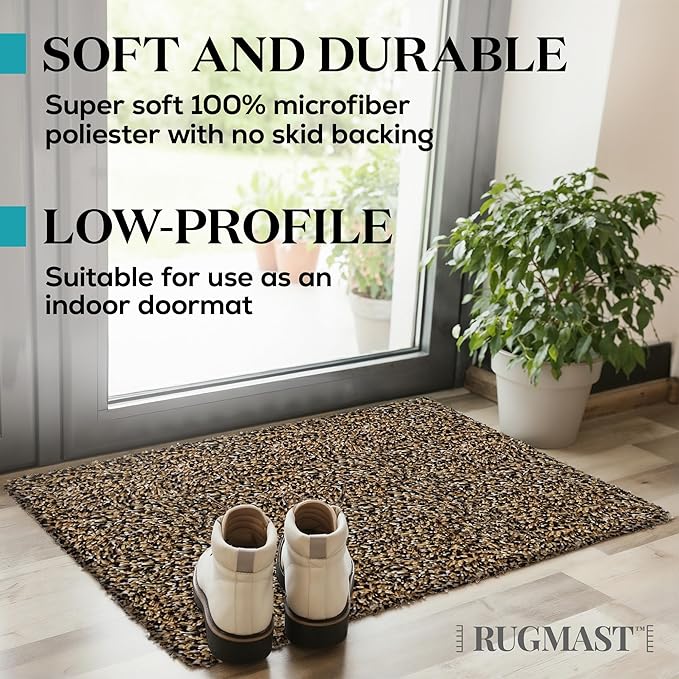 Premium Microfiber Indoor Door Mat – 32"x48" Washable Entry Mat, Non-Slip, Waterproof Backing, Super Absorbent, Low Profile Entryway Doormat for Indoor Entrance - Image 5