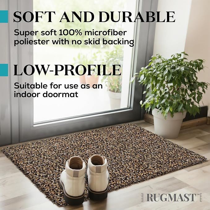 Premium Microfiber Indoor Door Mat – 36"x60" Washable Entry Mat, Non-Slip, Waterproof Backing, Super Absorbent, Low Profile Entryway Doormat for Indoor Entrance - Image 5