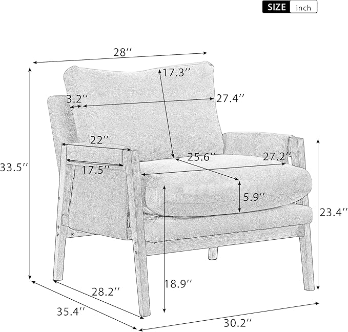Roundhill Furniture Kelly Mid-Century Modern Accent Armchair, Green