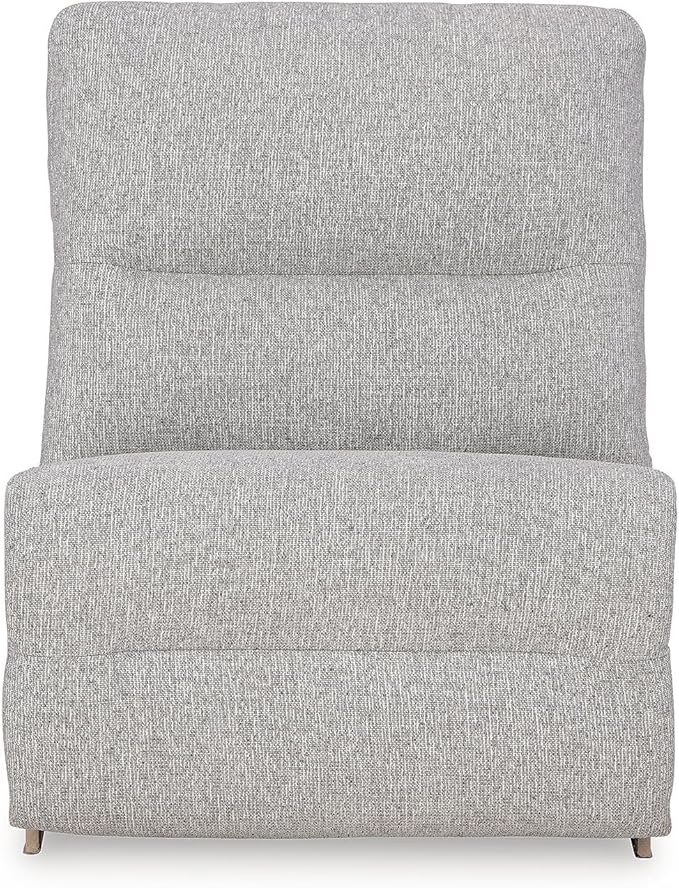 Signature Design by Ashley Acklen Place Stain Resistant Contemporary 5-Piece Power Reclining Sectional with Armrest, Throw Pillows and USB Port, Gray