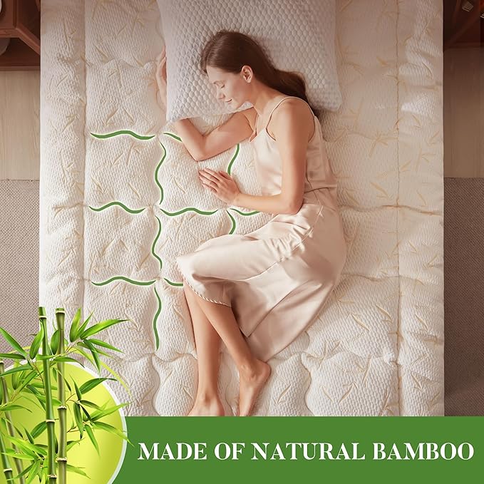 PRIMESOFT 100% Waterproof Twin XL Size Mattress Topper, Thick Pillow Top Mattress Pad，Up to 21 Inch Deep Pocket,Soft Breathable Mattress Pad for Back Pain,Protector Cover(Beige)