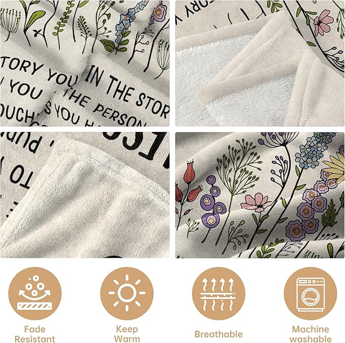 Afterprints 30th Birthday Gifts for Women, Chapter 30 Blanket, 30 Year Old Bday Gifts for Women, Daughter, Friend, 1996 30th Birthday Decorations for Her, Turning 30 Throw Blankets 60'' x 80''