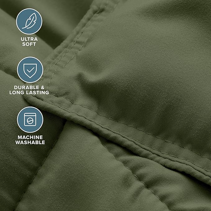 Bare Home Comforter Set - California King Size - Ultra-Soft - Goose Down Alternative - Premium 1800 Series - All Season Warmth (California King, Cypress)