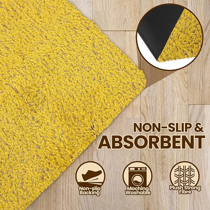 Premium Microfiber Indoor Door Mat – 36"x72" Washable Entry Mat, Non-Slip, Waterproof Backing, Super Absorbent, Low Profile Entryway Doormat for Indoor Entrance - Image 5