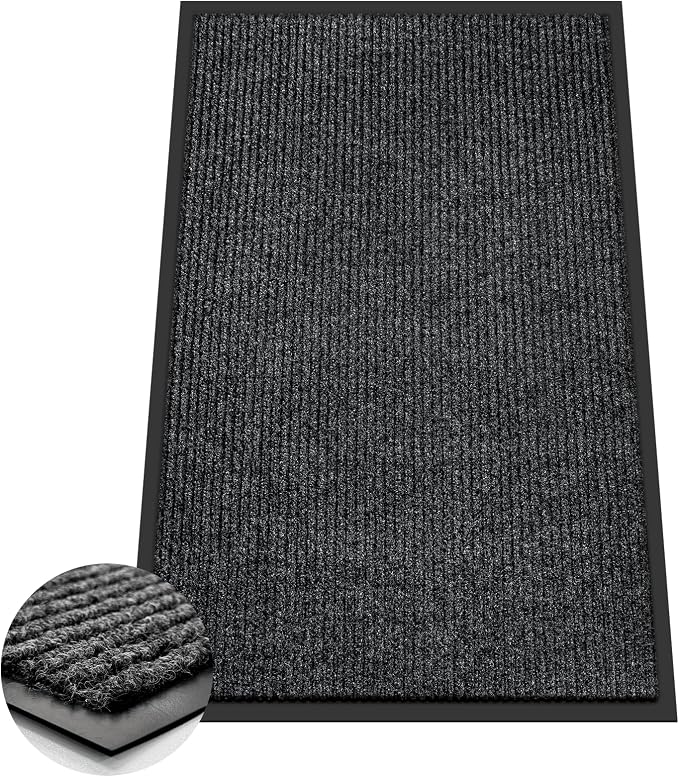Azadx 3'x5' Front Door Mat Heavy Duty Indoor Outdoor Door Mat Non-Slip Backing Doormat for Entryway Stain and Fade Resistant Commercial Floor Mats Entry Mat Low Profile Welcome Door Mats by Azadx