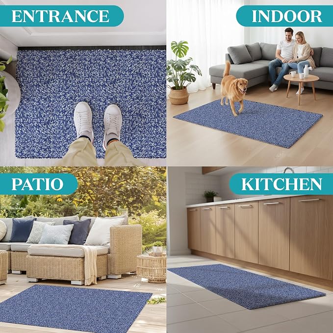 Premium Microfiber Indoor Door Mat – 20"x30" Washable Entry Mat, Non-Slip, Waterproof Backing, Super Absorbent, Low Profile Entryway Doormat for Indoor Entrance - Image 6