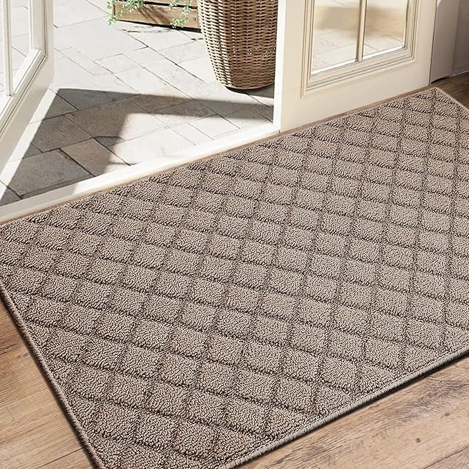 Azadx 2'x6' Front Entryway Door Mat Non Slip Indoor Door mats Washable Entry Mats Welcome Doormat Dirt Trapper for House Entry Low Profile Doormat Indoor Entrance Mat - Image 8