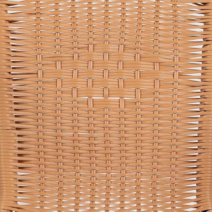 Flash Furniture Lila 4 Pack Beige Rattan Indoor-Outdoor Restaurant Stack Chair | Versatile and Stylish Seating - Image 16