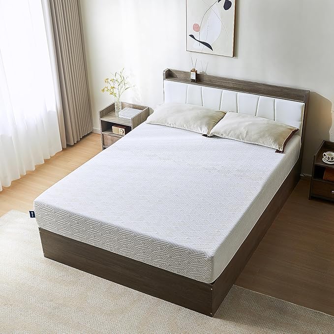 Full Size Mattress, 8 inch Memory Foam Mattress Medium Firm Mattresses for Cool Sleep Relieving Pressure Relief CertiPUR-US Certified Mattress for Kid Adult in a Box