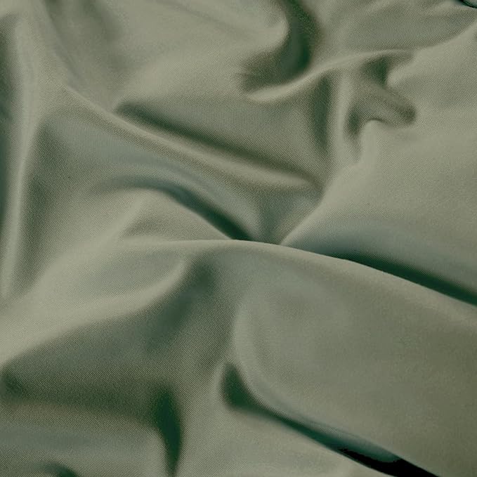 Superior Brushed Microfiber Comforter, Down Alternative Bedding, Medium Weight, Soft Bed Cover, Plush Duvet Insert, Oversized Blanket, Box Quilt, Reversible Comforter, Twin, Ivory-Sage