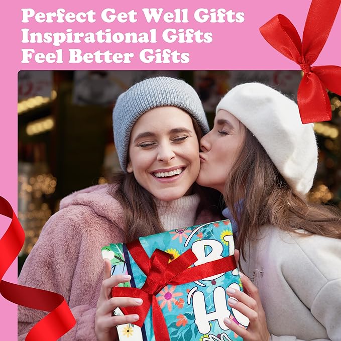Get Well Gifts for Women, Inspirational Healing Blanket, Feel Better After Surgery Gifts, Soft Warm Hug Blanket Throw 60"x50"