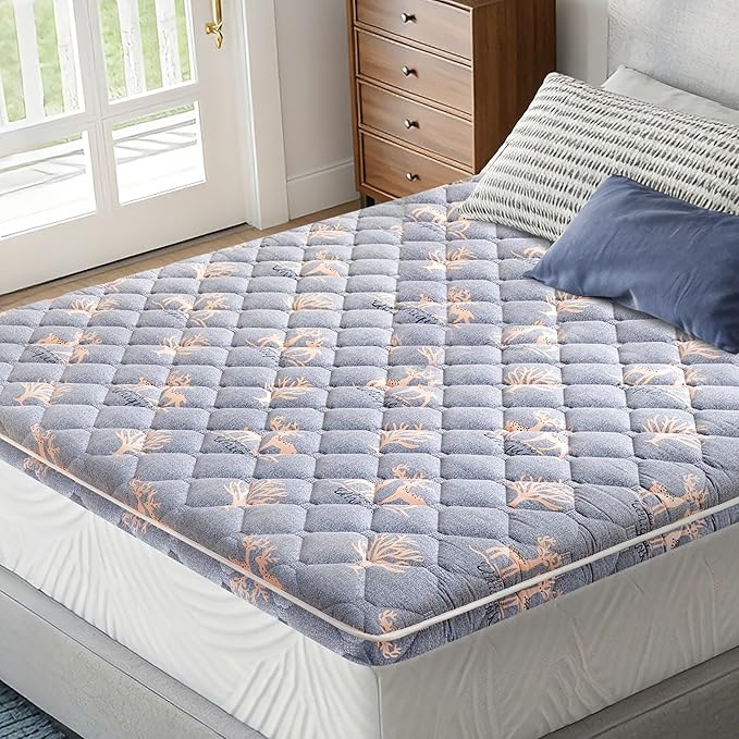 Lillibearas Premium Foam Twin XL Mattress Topper -Thick 9-Layer Modern Comfort Topper, 60-mil Foam-Back Pain Relief & Comfort Support, Breathable & Hypoallergenic