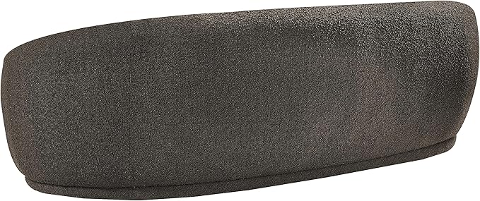 Meridian Furniture 693Brown-S Hyde Collection Modern | Contemporary Boucle Fabric Upholstered Sofa, Brown, 89.5" W x 38" D x 28" H