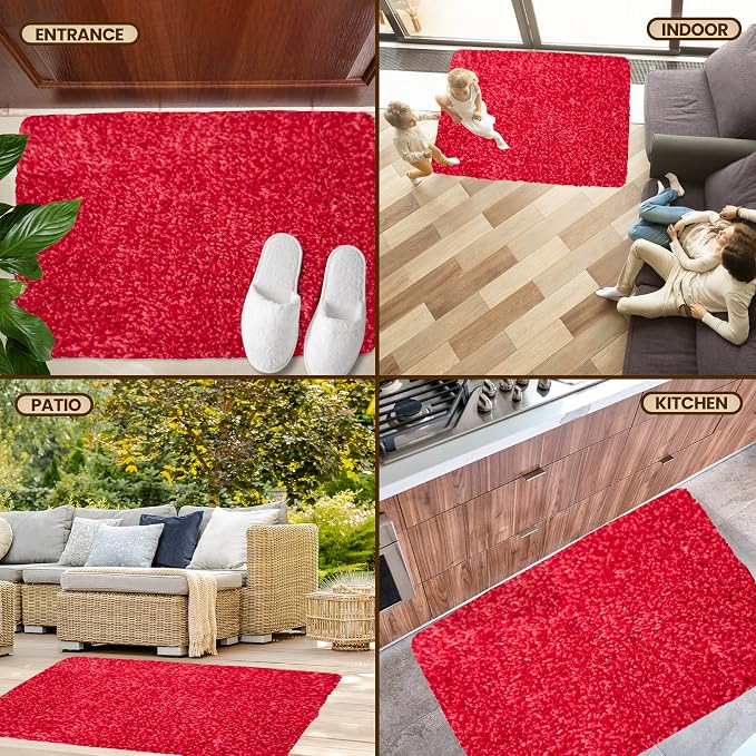 Premium Microfiber Indoor Door Mat – 36"x72" Washable Entry Mat, Non-Slip, Waterproof Backing, Super Absorbent, Low Profile Entryway Doormat for Indoor Entrance - Image 7