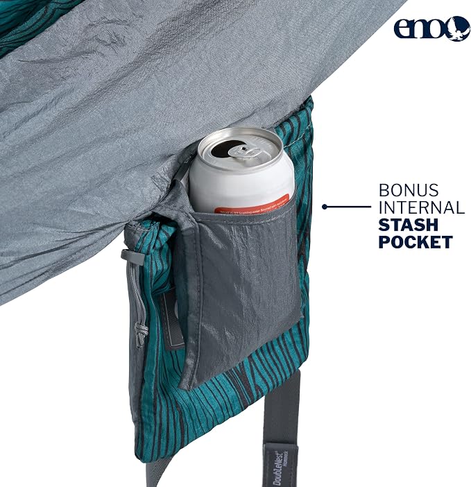 ENO, Eagles Nest Outfitters DoubleNest Lightweight Camping Hammock, 1 to 2 Person, Special Edition Colors, ATC - Image 3