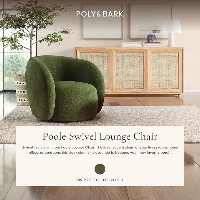 Poly & BARK Geneva 99" Sofa with Relaxed Deep Seating, Soft Upholstered Finish, and Balanced Contemporary Design for Comfortable Living Spaces