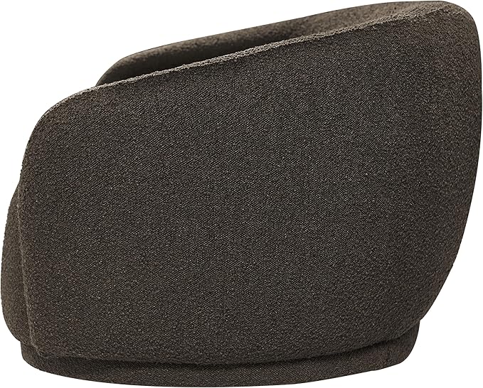 Meridian Furniture 693Brown-S Hyde Collection Modern | Contemporary Boucle Fabric Upholstered Sofa, Brown, 89.5" W x 38" D x 28" H