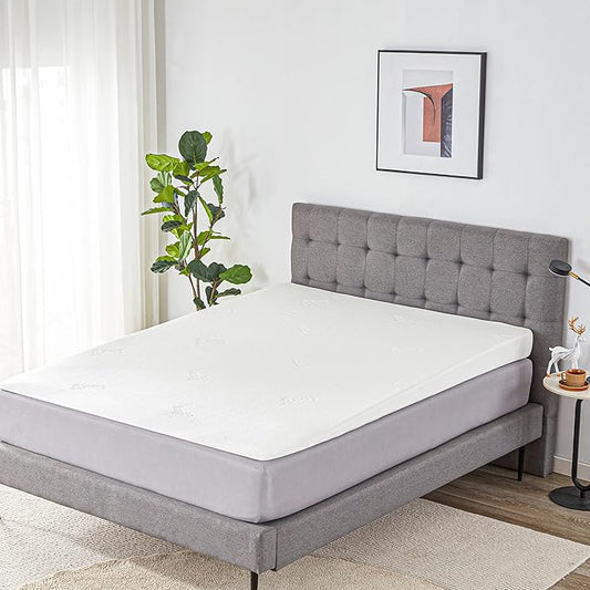 Lazyzizi King Inclined Wedge Mattress Topper, 5-Inch, Washable, Non-Slip Bottom, Promotes Better Sleep, Reduces Snoring, GERD Relief