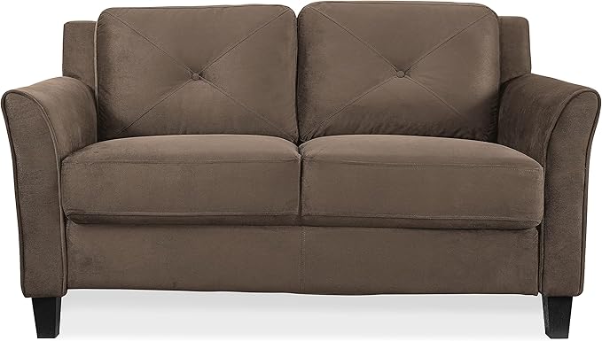 Lifestyle Solutions Grayson Loveseat, Brown
