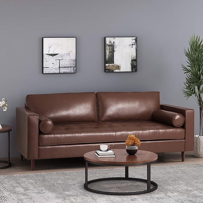 Christopher Knight Home Malinta Sofas, Dark Brown + Espresso