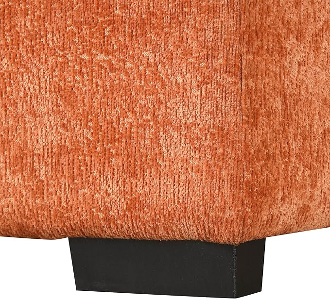 ERYE L-Shaped Corner Chenille Upholstered Sleeper Sectional Sofa Practical Convertible Sleep Sofabed W/Pull Out Sleep Couch Bed, Storage Ottoman and USB Charge Ports for Living Room