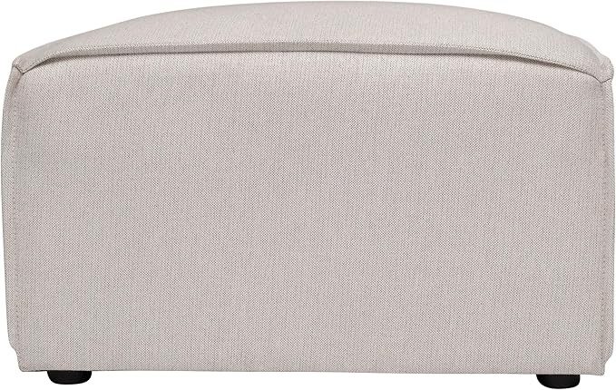 Flash Furniture Bridgetown Fabric Ottoman Module for Sectional Sofa, Customizable Modular Couch Ottoman, Cream