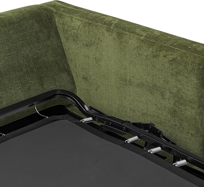 Poly & BARK Napa 82" Pull-Out Sofa Bed – Upholstered Sleeper Sofa with Storage Console and Hidden Mattress – Stylish Sofa Bed for Guest Rooms, Apartments, Living Rooms and More