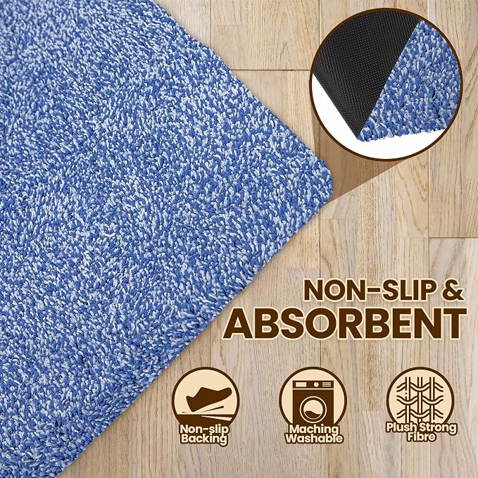 Premium Microfiber Indoor Door Mat – 36"x72" Washable Entry Mat, Non-Slip, Waterproof Backing, Super Absorbent, Low Profile Entryway Doormat for Indoor Entrance - Image 5