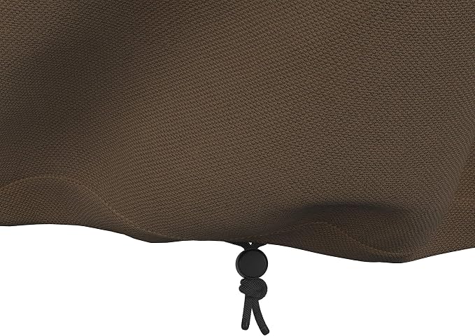 Amazon Basics Outdoor Patio Chair Covers, Waterproof, Anti-UV, Weather Resistant, Durable, Set of 2, Beige/Tan - Image 3